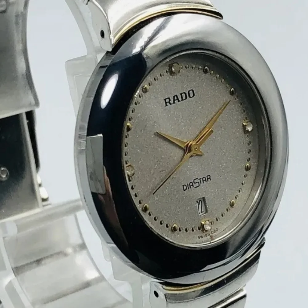 RADO Women's DIASTAR Quartz Watch St.Steel Date - Picture 6 of 13